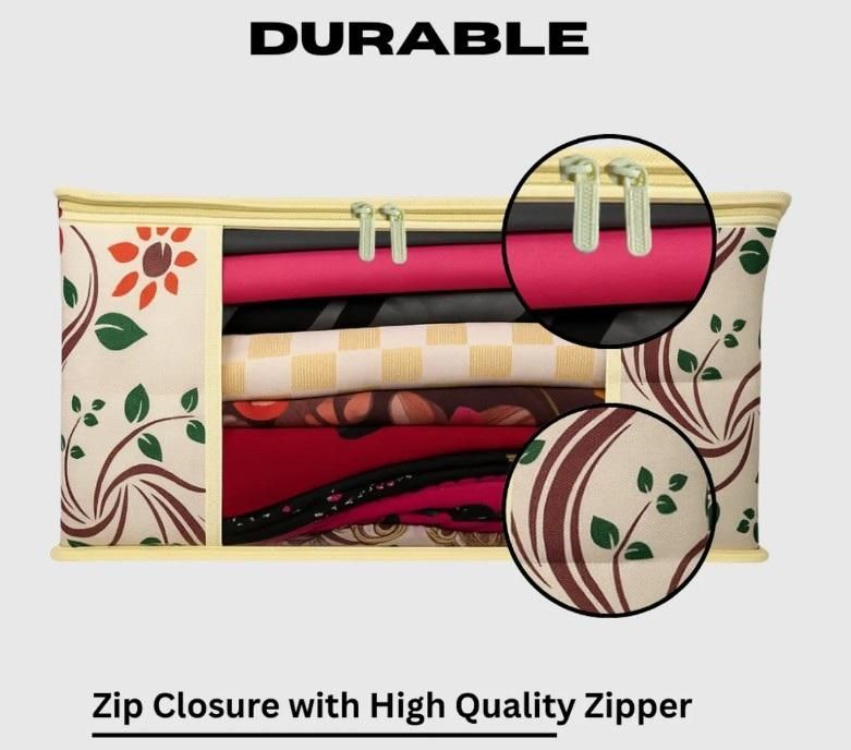 High Quality Flower Printed Saree Cover